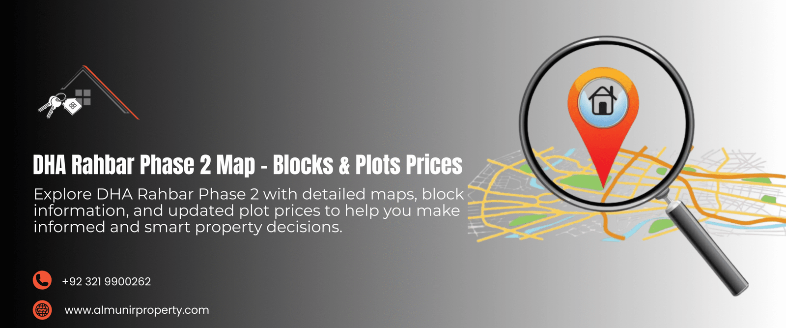 DHA Rahbar Phase 2 Map - blocks & Plots prices