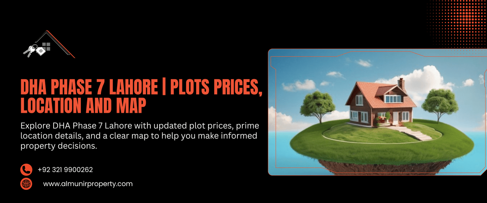 Dha phase 7 Lahore plots prices, location and map