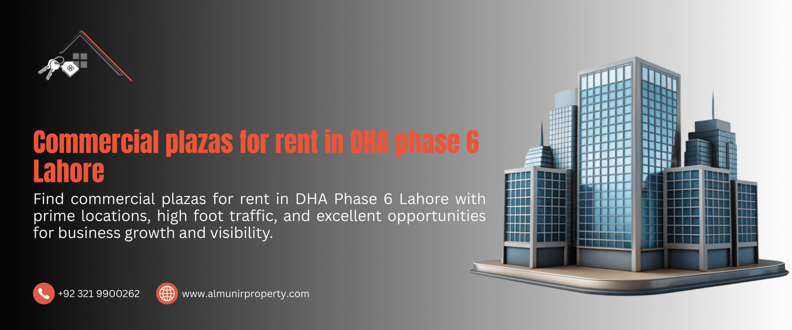 Commercial plazas for rent in DHA Phase 6 Lahore