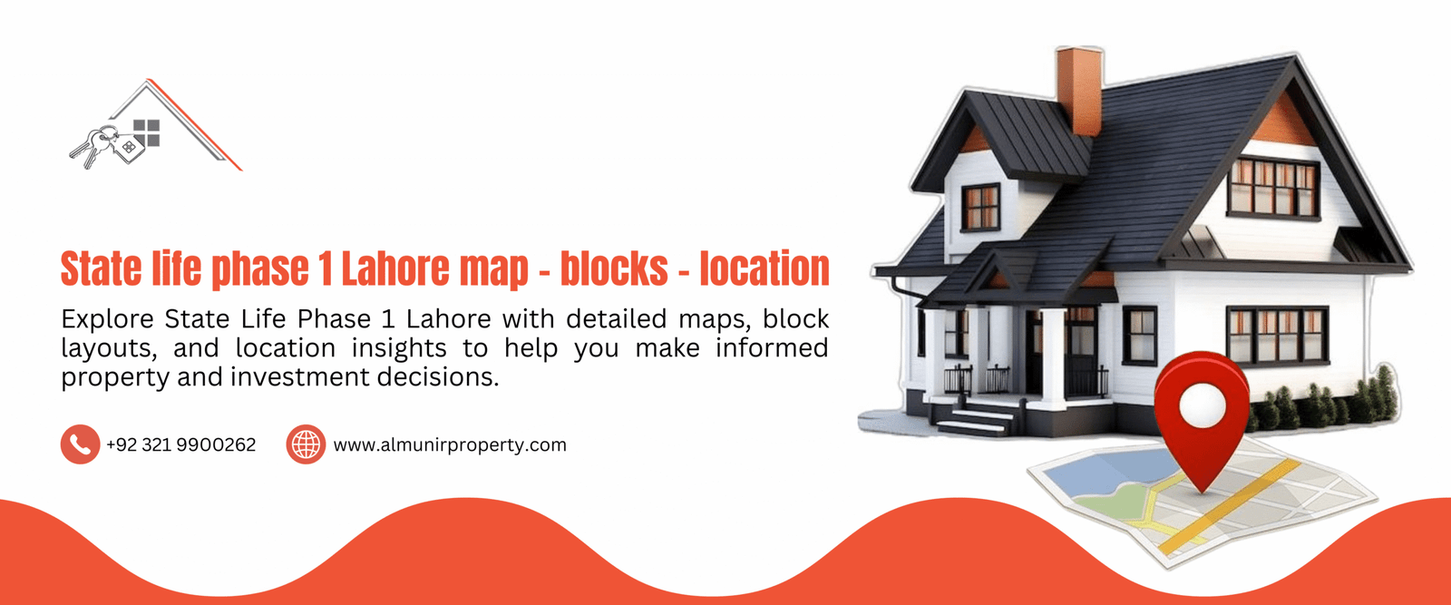 State life Phase 1 Lahore Map - Location & blocks